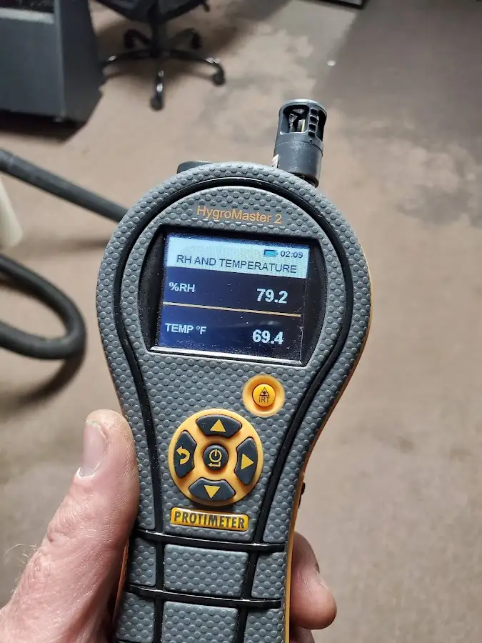 Moisture meter humidity assessment for Fire & Smoke Damage Restoration in Mitchell