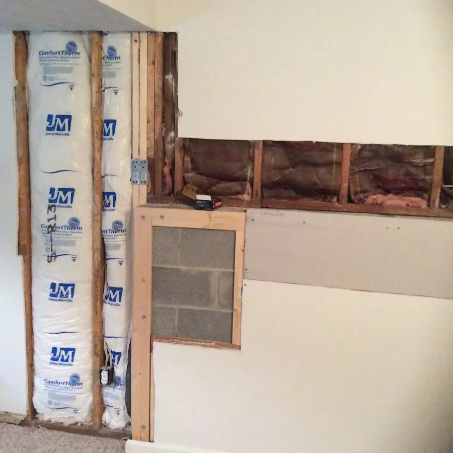 Wall insulation replacement during Odor Removal & Deodorization in Mitchell